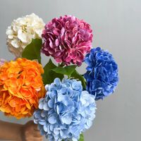 Vente en gros de fleurs artificielles réalistes en latex de haute qualité, couleur vert et blanc, pour la décoration de mariage, de la maison et de la table
