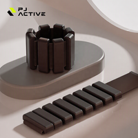 PINJIAN Ensemble de poids de poignet et de cheville réglables en silicone pour Pilates, 0,5 kg/0,7 kg/1 kg/1,4 kg