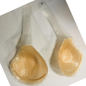 Coussinets de soutien-gorge auto-adhésifs en silicone pour maillots de bain personnalisés Push up - Product Image 4