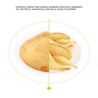 105g Multi Taste Zoute Aardappelchips Gebakken Kant-en-klaar Geblikte Snacks voor Tijdens De Vrije Tijd