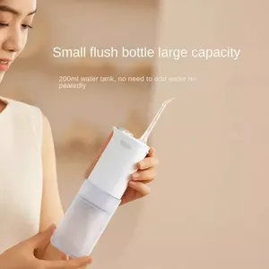 Hydropulseur électrique F400 portable, irrigateur buccal, éliminateur de plaque dentaire, réservoir d'eau extractible de 200 ml - Product Image 2