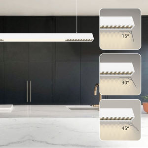Modern Commercial Office Hanging <b>Light</b> Linear Anti-glare Grille <b>Light</b> Aluminum 45W Led Linear Pendant <b>Light</b> Suspended Lamp - Product Image 3