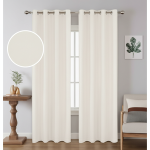 Tende e mantovane all'ingrosso in poliestere 140x228cm 8 occhielli Per Set 46 Set Per scatola - Product Image 1