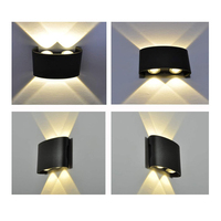 Applique murale led noire de haute qualité