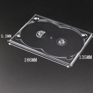 WEISHENG Vente en gros de plateaux de remplacement pour DVD, CD, <span class=keywords><strong>Blu</strong></span>-<span class=keywords><strong>ray</strong></span>, Digipak, format A5, transparents, simples et doubles - Product Image 2