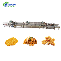 Volledig automatische bananenchips vacuümfriteuse machine kippenvlees frituurverwerkingslijn commerciële aardappel frituurlijn