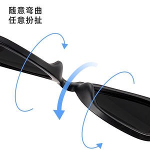 Lunettes de soleil Danyang 8351 UV400 polarisées avec verres TAC légers, tendance pour hommes, noir, crème, rose, blanc, vert, style voyage et fête - Product Image 3