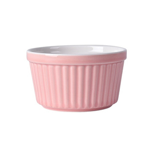 Ramequins en céramique personnalisés de 3,5 pouces pour la cuisson, 6 oz, résistants au four, pour crème brûlée et <span class=keywords><strong>soufflé</strong></span>, avec logo imprimé, vente en gros - Product Image 1