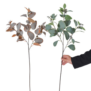 Planta Artificial de Hojas de Eucalipto Laixing, 30cm-100cm, Decoración de Escritorio Interior de Seda, Arreglo Floral de Estilo Nórdico - Product Image 5