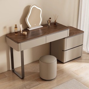 Bàn trang điểm hiện đại kiểu tối giản mẫu mới <span class=keywords><strong>2025</strong></span> của Ý, chất liệu MDF cao cấp, phong cách sang trọng nhẹ nhàng, tích hợp ngăn kéo, dành cho gia đình. - Product Image 3