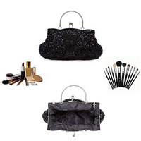 Bolsos de Mano de Lujo para Mujer con Cuentas de Cristal y Bordado Floral para Novia, Gala, Fiesta y Noche, Carteras de Diseñador con Estilo