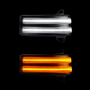 Feux de clignotants LED ambre pour <span class=keywords><strong>CHEVROLET</strong></span> SILVARADO GMC SIERRA 2500 3500 2020-2023, feux de position blancs à commutation - Product Image 4