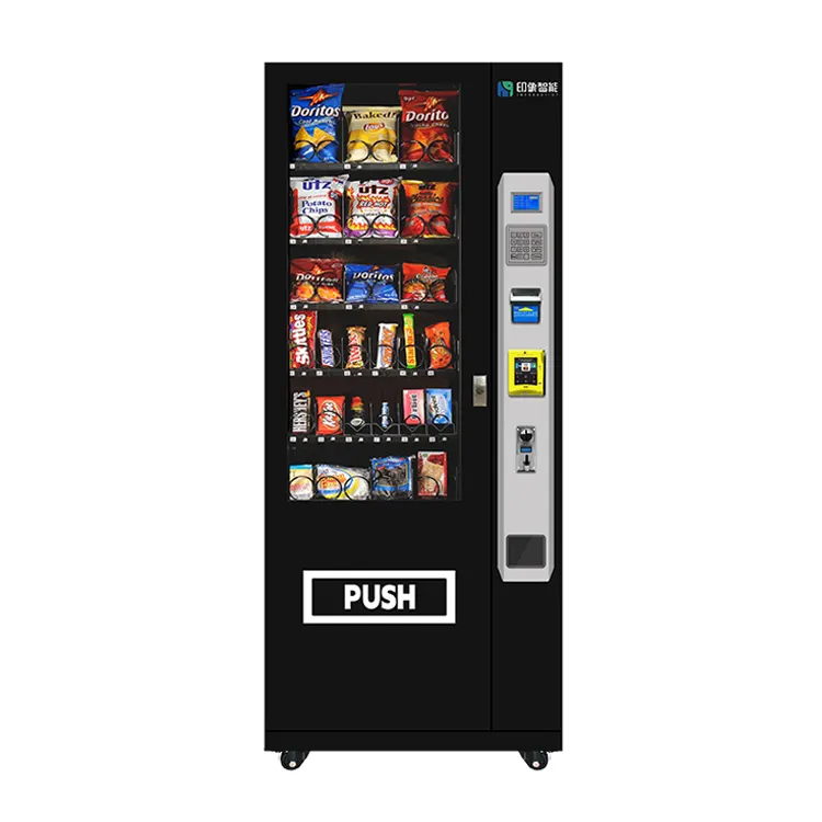IMT automatischer elektrischer Snack- und Getränke-Smart-Verkaufsautomat mit Aufzugssystem und Touch-Screen