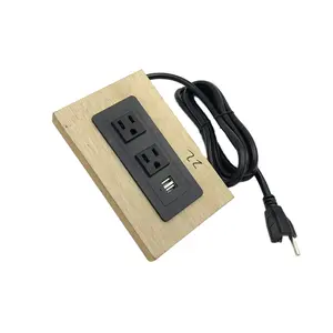 Custom Made Electric Outlet Plug US Power Extension Socket With Usb US Plugs