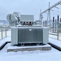 Transformateur immergé dans l'huile à moyenne tension TSTY triphasé 100% bobinage en cuivre 5000 kVA 33 kV 35 kV 400 V pour environnement froid