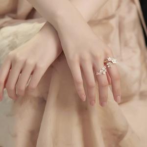 Bague en argent pur S925, camélia, nouvelle inspiration romantique chinoise rétro, fleurs en trois dimensions, inspiration forêt française - Product Image 4