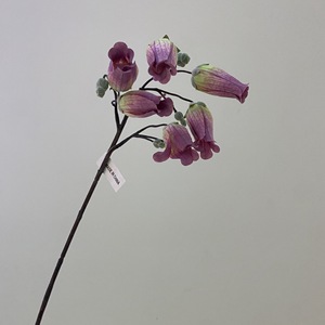 Fiori Artificiali di <span class=keywords><strong>Campanula</strong></span> all'Ingrosso, Stelo di 70cm con 6 Fiori, Decorazione per Centrotavola Matrimoniale - Product Image 3