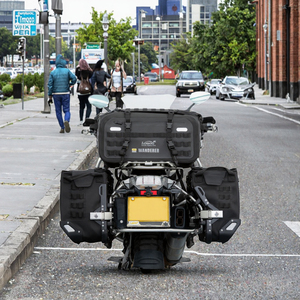 <span class=keywords><strong>Loboo</strong></span> Schnellverschluss-Seitentasche 20L Wasserdichte Hängeaufbewahrung Chunfeng 700mt Motorrad Karottenform Radieschenform Kunststoff 1 Jahr - Product Image 4