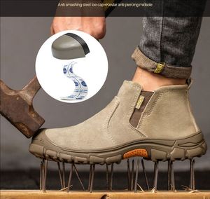High Quality Men's Safety Shoes Most Popular Modern Style Insulation Steel <b>Toe</b> Soft Midsole Anti-Puncture Features for Welding - Product Image 4