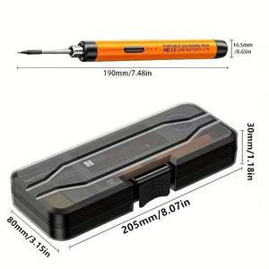 <span class=keywords><strong>USB</strong></span> portátil de carga 5V8W inalámbrico eléctrico soldador soldadura destornillador reparación Mini hogar batería de litio conjunto - Product Image 5
