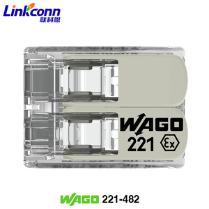 ขั้วต่อสายไฟกันระเบิดเพื่อความปลอดภัยขั้วต่อสายไฟขนาด4มม. สำหรับตัวนำขนาดกะทัดรัด221 482 - Product Image 3