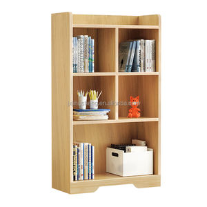 Bibliothèque en bois massif à 3 niveaux avec cubes <span class=keywords><strong>de</strong></span> <span class=keywords><strong>rangement</strong></span> Bibliothèque pour enfants pour <span class=keywords><strong>la</strong></span> chambre d'école ou le salon - Product Image 1