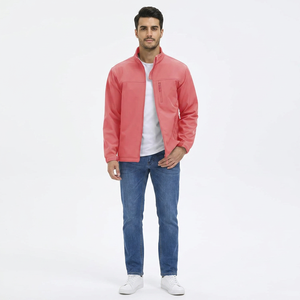 jacket for men men's jackets Custom High Quality Man Softshell Jacket Windproof 100% Polyester Plus Size Outdoor - Product Image 1