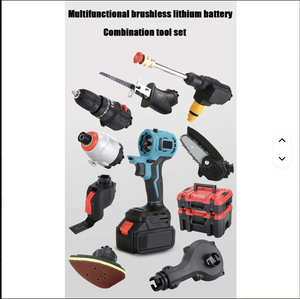 16 in 1 Brushless Cordless <b>Tool</b> Set 21V Impact Drill Kit for DIY Construction and Repair Work Wkc Household Power <b>Tool</b> Set Wkc - Product Image 3