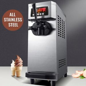 Commercial Soft Ice Cream Machine air Pump 1-flavor Countertop Soft <b>Yogurt</b> Ice Cream <b>Maker</b> - Product Image 2