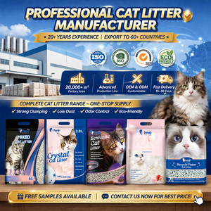 고양이 쓰레기 뜨거운 판매 벤토나이트 고양이 모래 쓰레기 무료 샘플 - Product Image 2