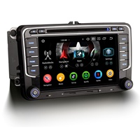 Erisin ES6535V-Reproductor de DVD para coche, radio inalámbrica con Android 14 IPS, DAB, DSP, para VW, Passat, Seat, Skoda, CarPlay, 4G, LTE, BT5.0