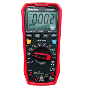 เครื่องมือวัดคุณภาพพรีเมียม TECPEL DMM-8062A รุ่น High Pro แบบพกพา วัดแรงดันไฟฟ้า 1000V กระแสไฟฟ้า 10A-20A - Product Image 1