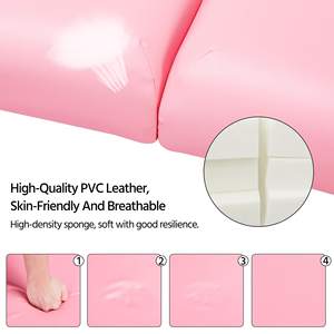 Yongteng, cama de masaje portátil rosa de espuma viscoelástica personalizada de lujo, camilla de pestañas, cama de pestañas - Product Image 3