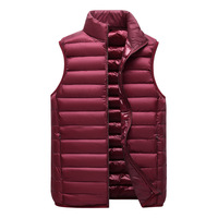 Personnalisé hiver femmes gilet équestre léger vers le bas gilet blanc canard doudoune sans manches recadrée vers le bas bouffant gilet veste