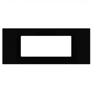 Plaque 7 voies compatible avec la prise intelligente Vimar Plana noire - Product Image 2