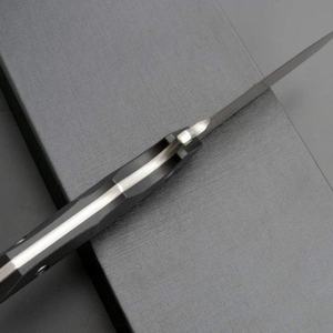 Cuchillo Plegable de Bolsillo de Alta Calidad con Hoja de Acero Inoxidable D2 de 11.9CM y Mango G10, Personalizable OEM, Cuchillo de Camping, Supervivencia al Aire Libre - Product Image 2
