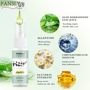 PANSLY mano brazo pierna pecho parte privada solución para el cuidado del cuerpo nutrición suave spray <span class=keywords><strong>de</strong></span> depilación para hombre y mujer - Product Image 3