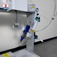 Machine de distribution automatique de colle de haute précision pour bureau, robot de distribution de colle époxy CNC pour l'électronique