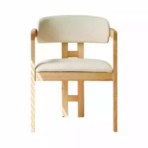 लक्जरी सुरुचिपूर्ण ओक लकड़ी के भोजन कक्ष की कुर्सी पर इतालवी सफेद असबस्टरी भोजन कुर्सी - Product Image 6