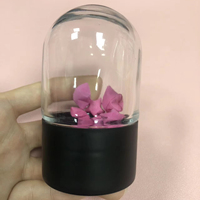 Support bouteille ampoule verre 100ml logo personnalisé