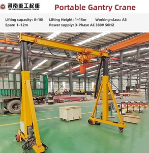 Xách Tay 3 Tấn Nhỏ Giàn Cẩu 5 Tấn 10 Tấn Gru Một Cavalletto Điện Di Động Mini Giàn Cẩu Cho Hàng Hóa - Product Image 2