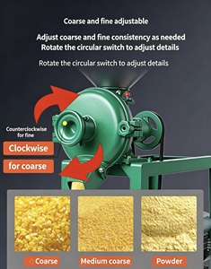Moulin à céréales sèches et humides à prix d'usine pour <span class=keywords><strong>blé</strong></span>, maïs, soja, manioc avec moteur essence, diesel ou électrique - Product Image 5