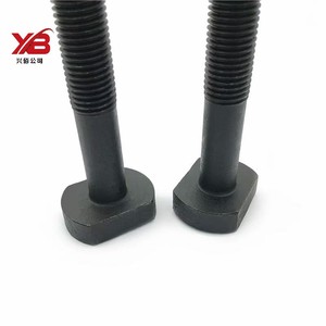 Wholesale Black <strong>T</strong>-Type <strong>Bolts</strong> 4.8/8.8 Grade High Strength for Aluminum Profile Frame Mechanical Equipment Hot-Dip - Product Image 5