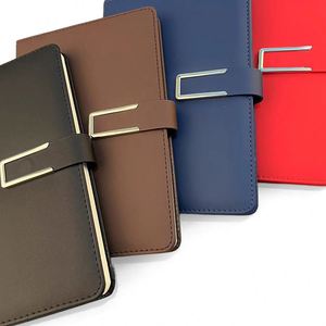 Carnet de notes A5 en cuir PU rigide avec stylo, essentiel pour le bureau, directement du fabricant - Product Image 1