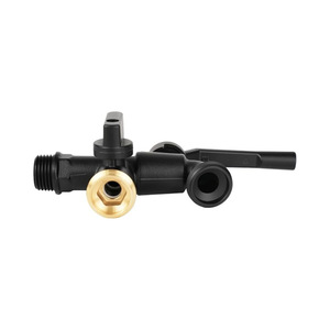 Kangweishen Brass Faucet NPT 3/4 Wall Mounted Black Frost Resistant For Balcony Lawn Outdoor Use - Product Image 2