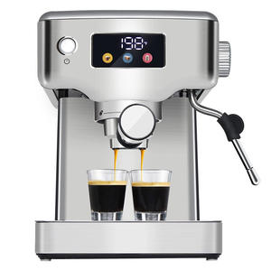 Cafetera <span class=keywords><strong>Espresso</strong></span> Semiautomática Italiana para Oficina Pequeña, 20 Bares de Presión, Carcasa de Acero Inoxidable, Extracción por Calentamiento - Product Image 5