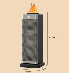 Calentador Electrónico de 2000W con Control Remoto, Calentador de Escritorio PTC con Protección Contra Sobrecalentamiento, Termostato Ajustable, Opciones para Enchufes EU/UK/US, 220V - Product Image 5