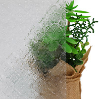 Certificado CE Nashiji Karatachi Flora Mistlite Vidrio estampado 4mm 5mm 6mm Espesor Uso decorativo industrial Precio de fábrica