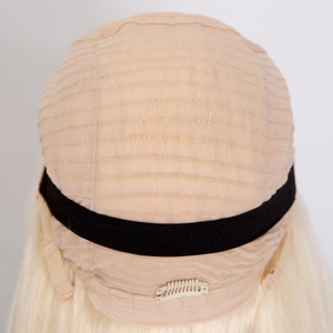 Perruques médicales blondes <span class=keywords><strong>Alessandra</strong></span>, cheveux humains vierges brésiliens, monofilament, dentelle frontale, perruques pour alopécie - Product Image 2
