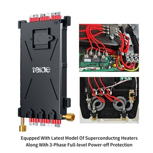 Điện tankless Máy nước nóng cho phòng tắm ngay lập tức nước nóng tắm dẫn hiển thị nhiệt độ tiếng Anh Đức nhựa - Product Image 4